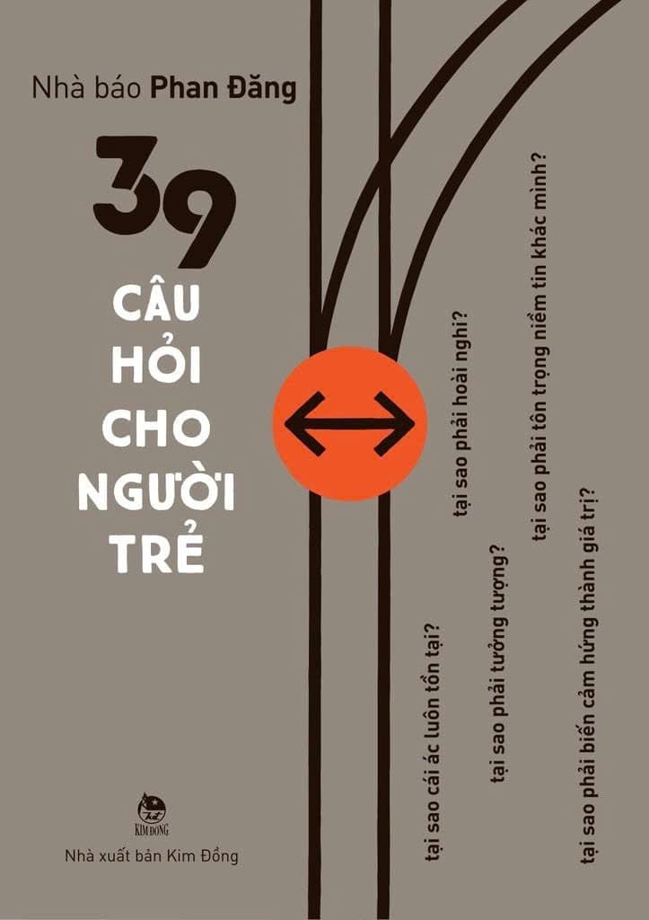 Bìa sách 39 câu hỏi dành cho người trẻ